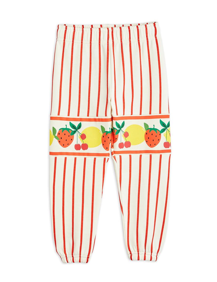 Fruits Border Stripe Sweatpants - Multi