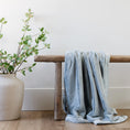 Load image into Gallery viewer, Chambray Lush Blanket - Receiving
