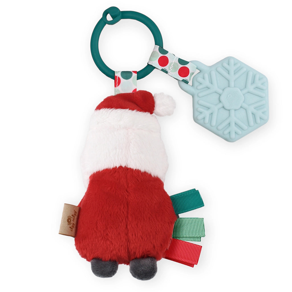 Holiday Itzy Pal Plush + Teether - Santa