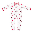 Load image into Gallery viewer, Zippered Footie - Cherry
