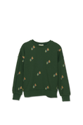 Load image into Gallery viewer, Embroidered Sweatshirt - Pine Trees
