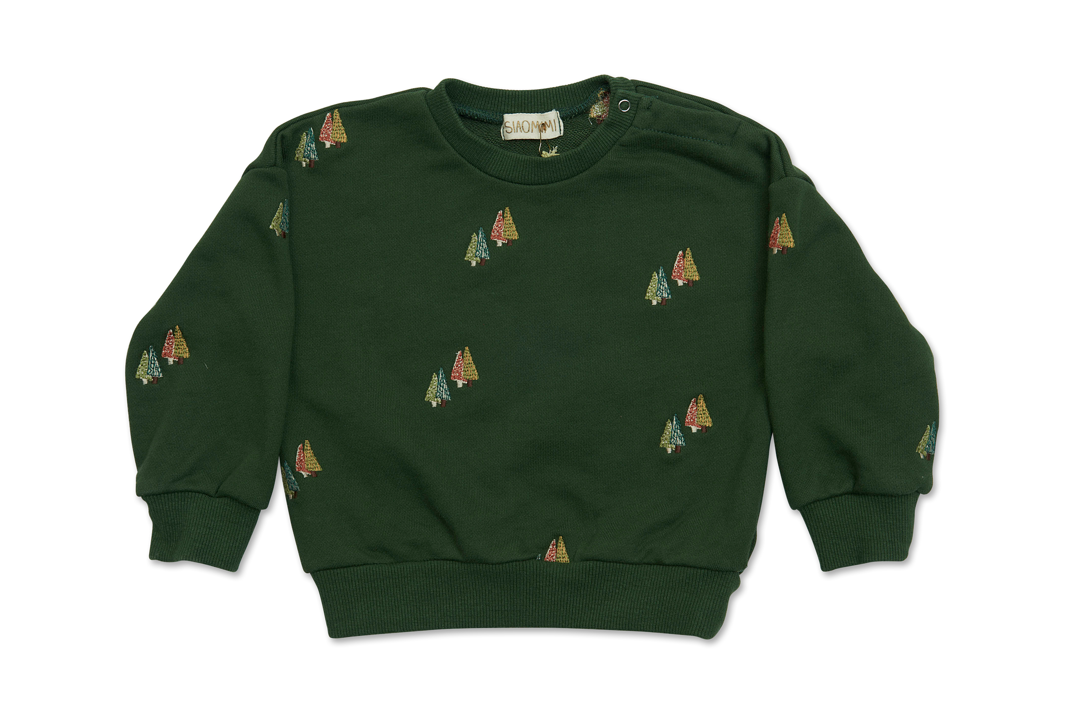 Embroidered Sweatshirt - Pine Trees