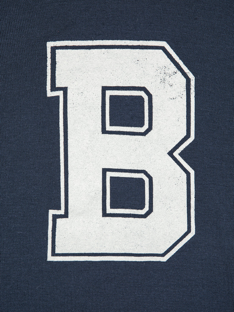 Big B Turtle Neck T-Shirt - Navy Blue