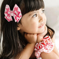 Load image into Gallery viewer, Pink Heart Baby Bow Clips
