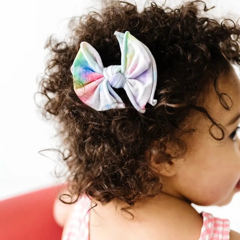 Tie Dye Bow Clips Toddler