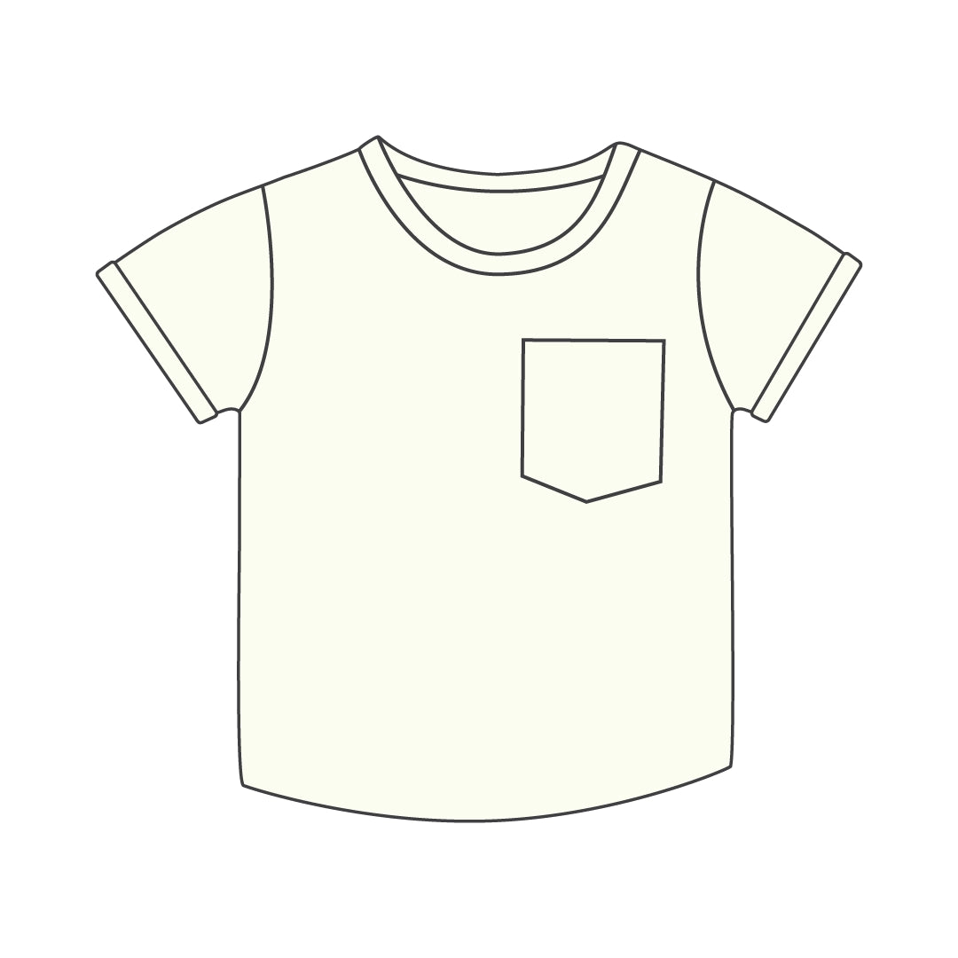 Pocket Tee - Cream