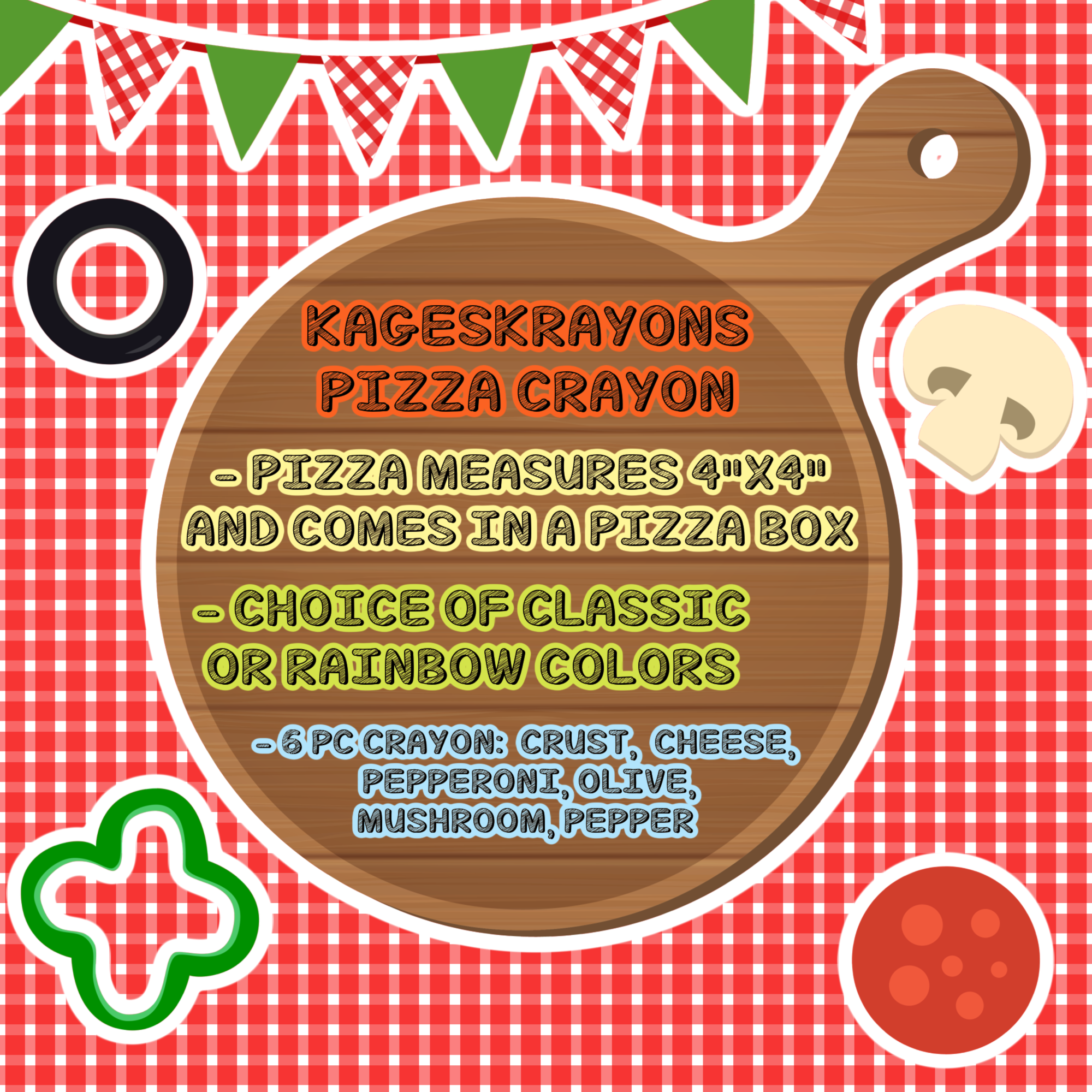 Pizza Crayon