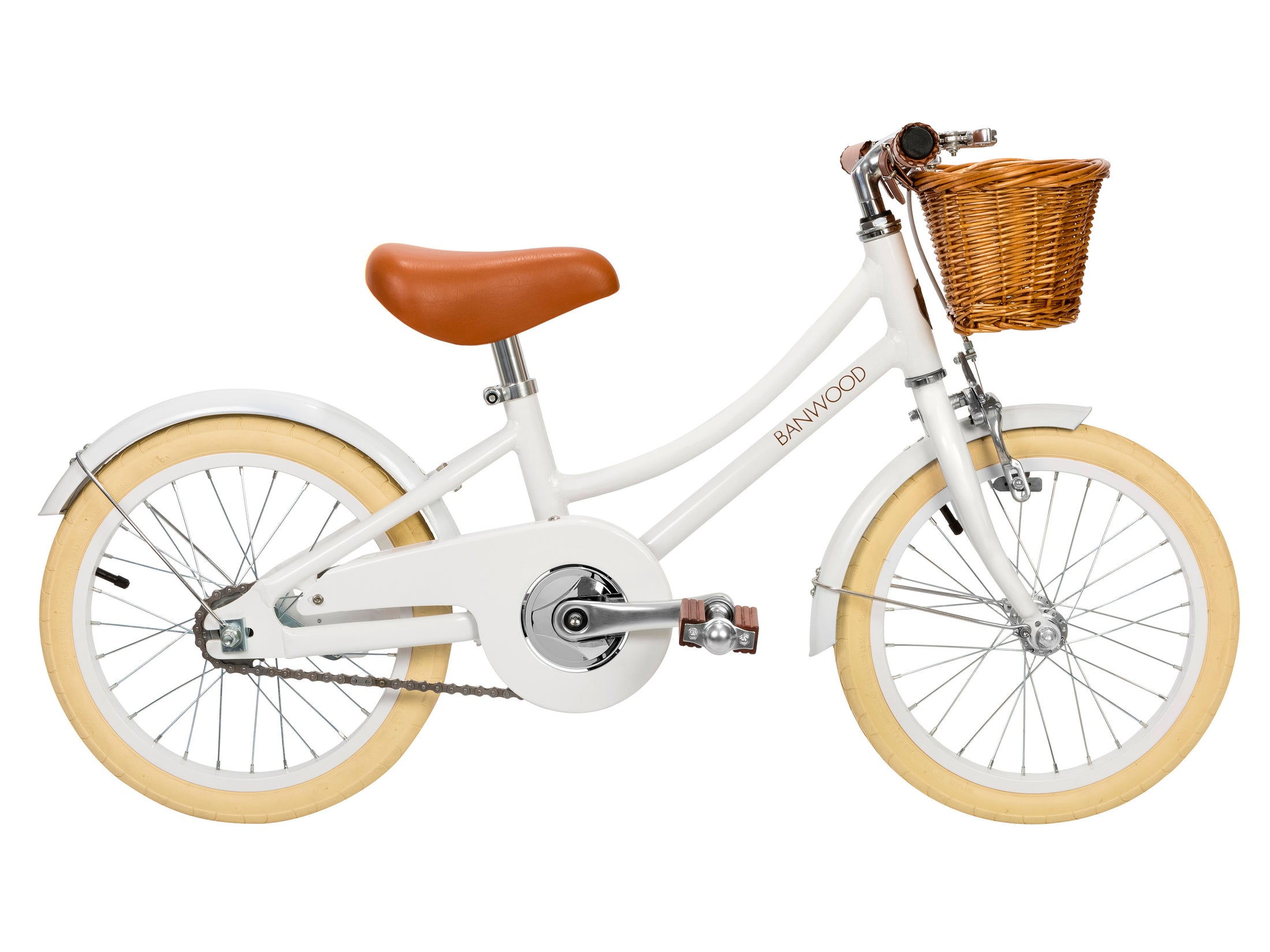 kids white vintage banwood bike