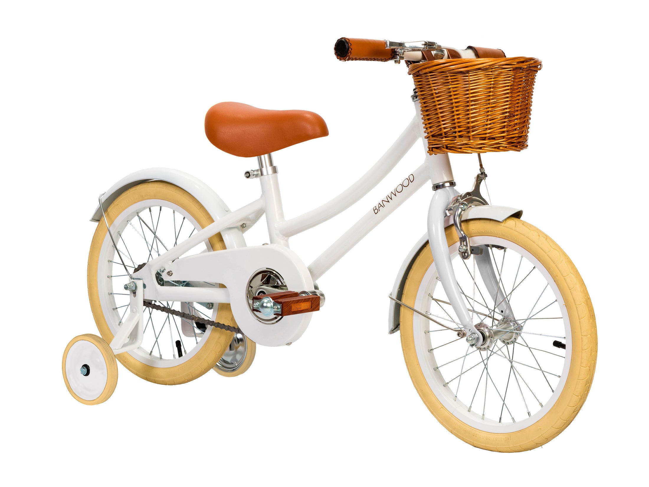 kids classic white bike