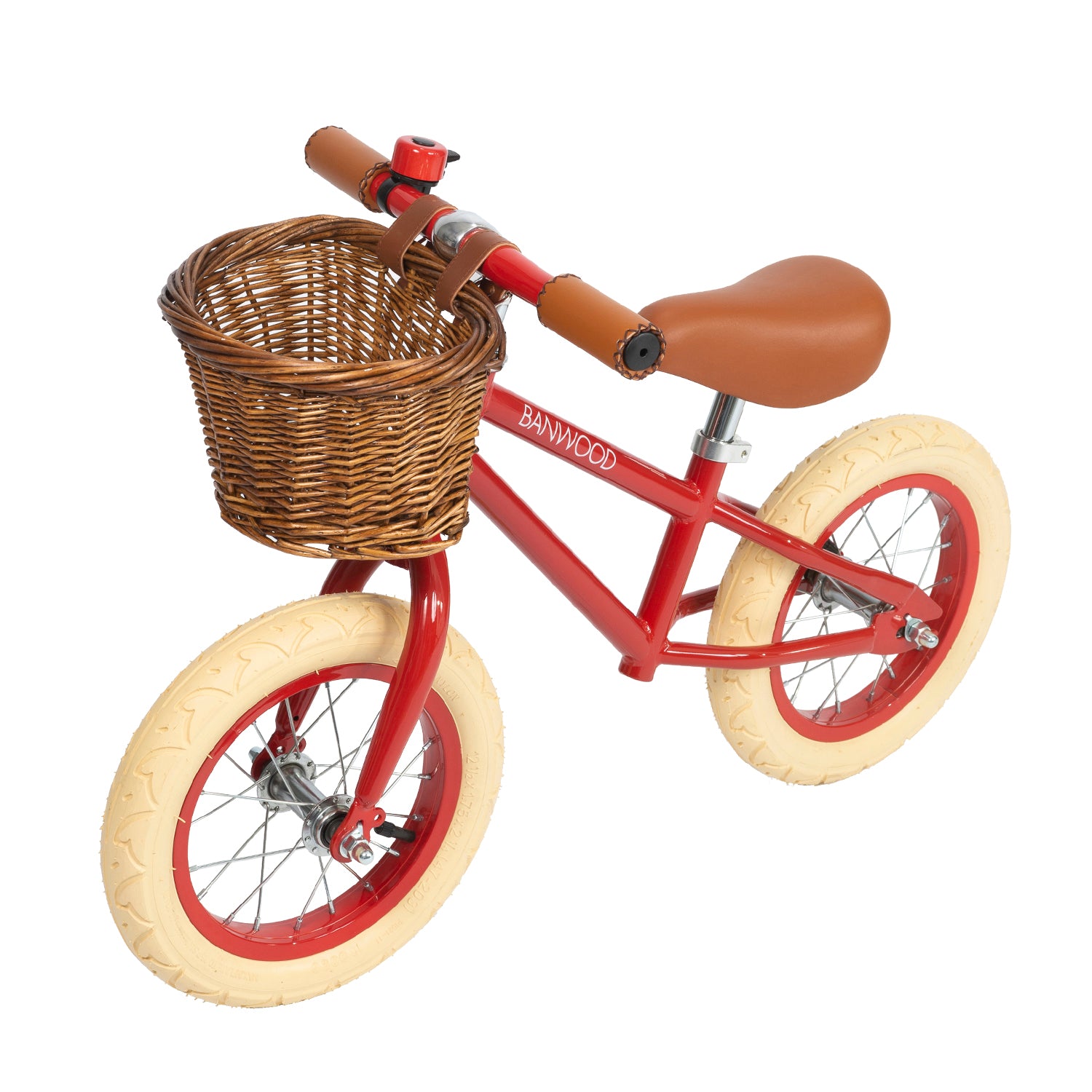 vintage red kids balance bike