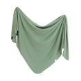 Load image into Gallery viewer, Ribbed Knit Swaddle Blanket - Clover
