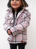 Load image into Gallery viewer, Hooded Flannel - Purple Haze
