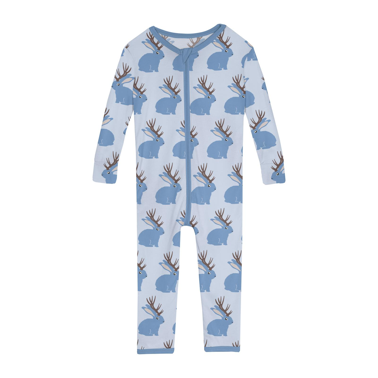 Print Convertible Sleeper with Zipper - Dew Jackalope