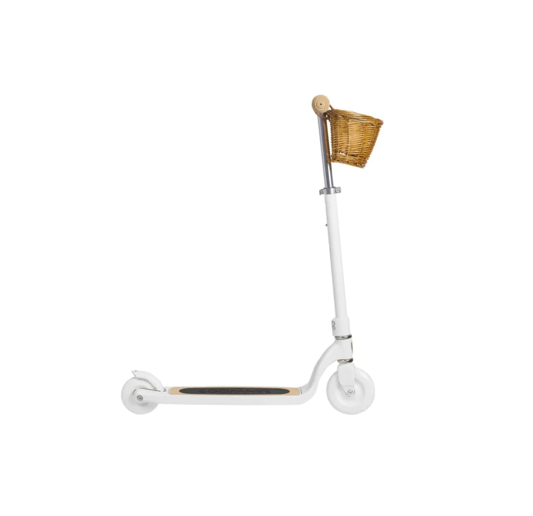 white banwood scooter