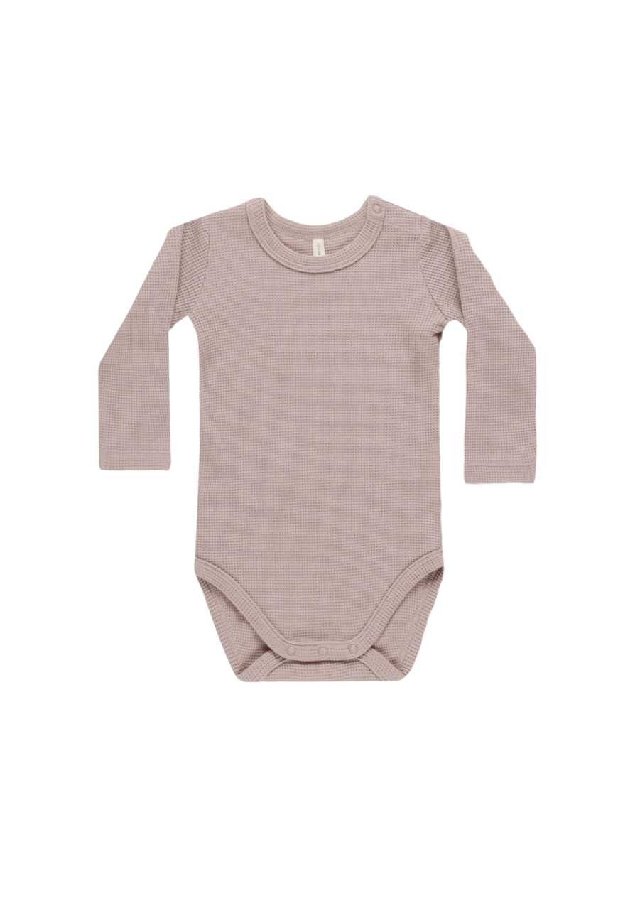 Waffle Bodysuit - Mauve