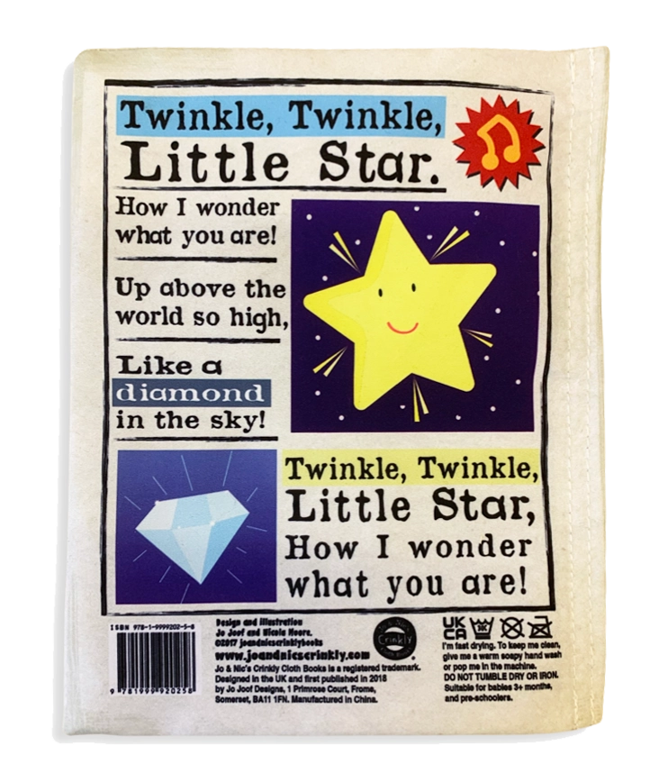 Nursery Times Crinkly Newspaper - Nursery Rhymes 1