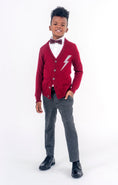 Load image into Gallery viewer, Maroon Cardigan Boys
