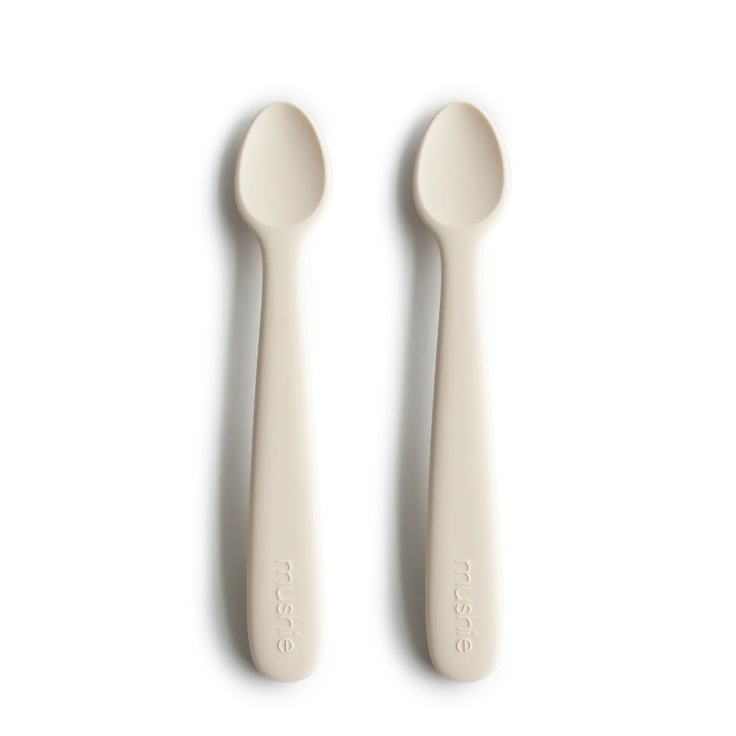 Silicone Feeding Spoons - 2 Pack - Ivory