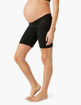 Load image into Gallery viewer, Spacedye Cruiser Maternity Biker Short - Darkest Night
