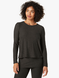 Load image into Gallery viewer, Featherweight Under Wraps Nursing Overlap Long Sleeve - Darkest Night
