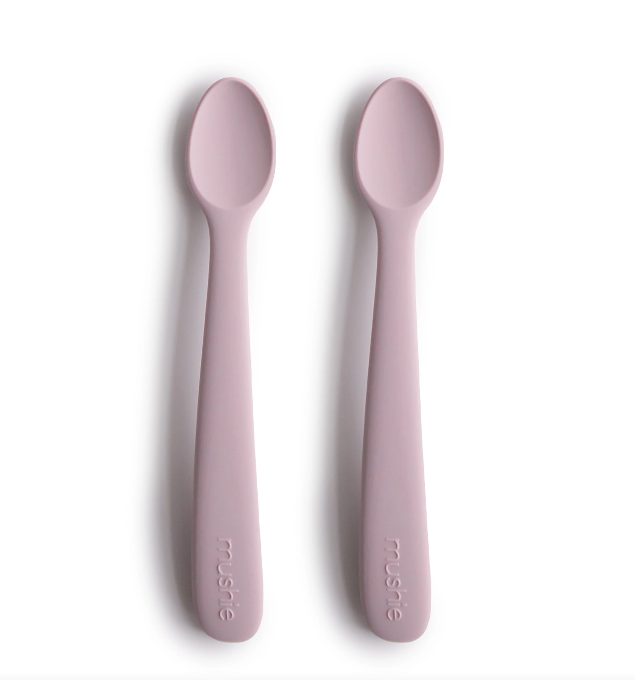 Silicone Feeding Spoons - 2 Pack - Soft Lilac