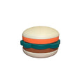 Load image into Gallery viewer, Hamburger Silicone Stacker Toy Three Hearts Modern Teething Accessories 
