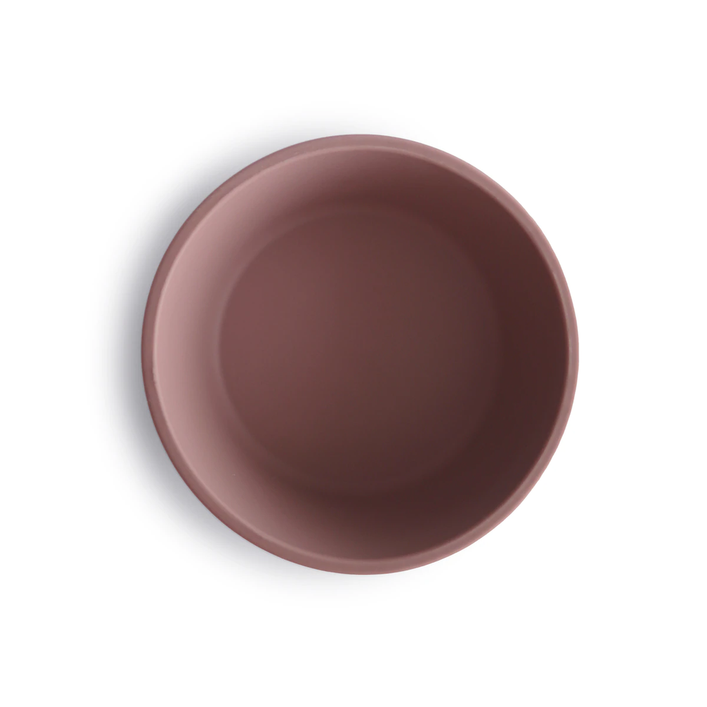 Silicone Suction Bowl - Cloudy Mauve