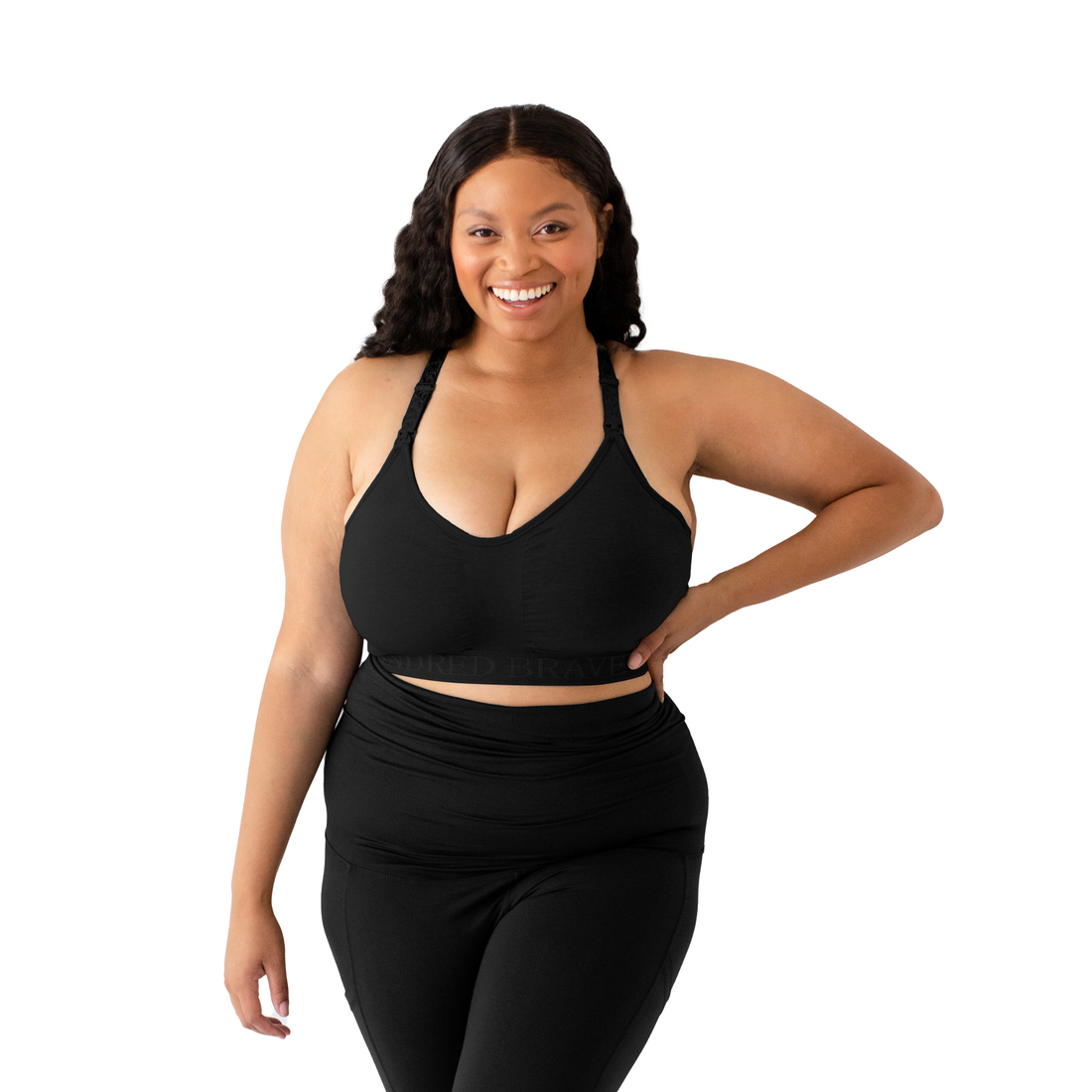 Simply Sublime® Nursing Sports Bra - Black