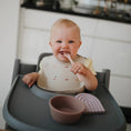 Load image into Gallery viewer, Silicone Bib - Cherries Baby Essentials Mushie 
