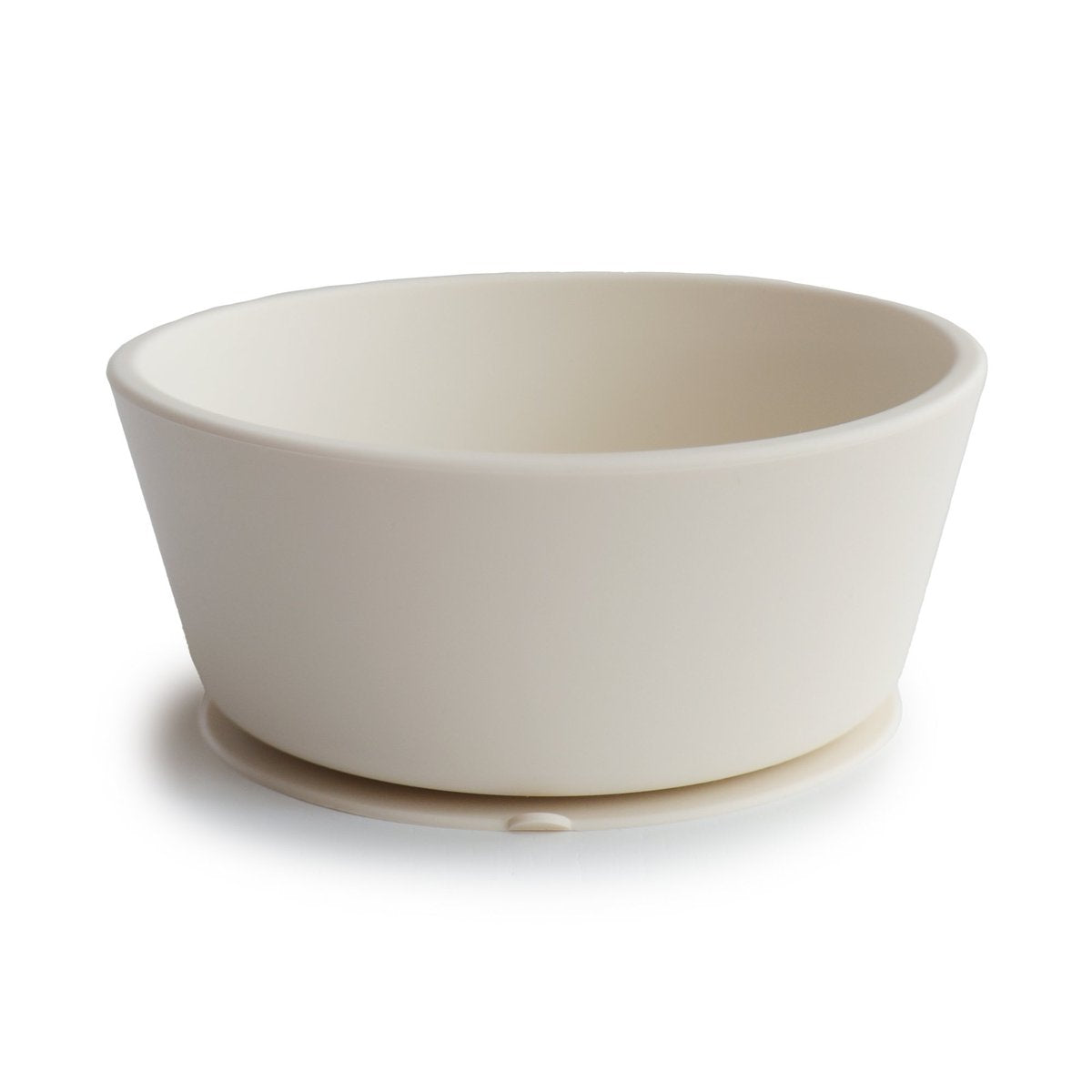 Silicone Suction Bowl - Ivory Baby Essentials Mushie 