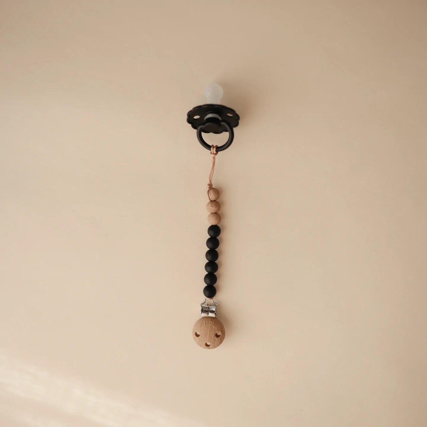 Pacifier Clip - Eva - Black